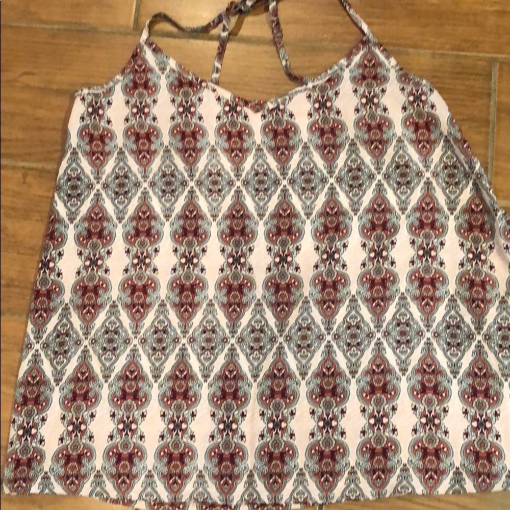 Pink paisley top